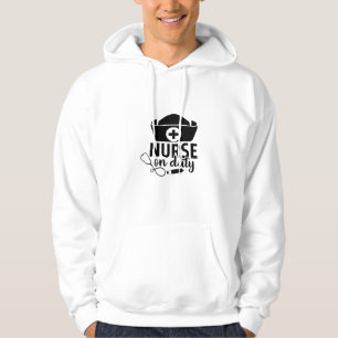 Nurse Gift Nurse On Duty Hoodie