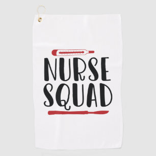 Nurse Gift Nurse Squad Golf Towel