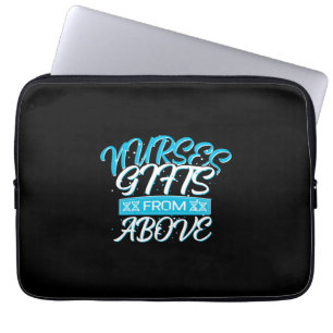 Nurse Gift   Nurses Gifts From Above Laptop Sleeve