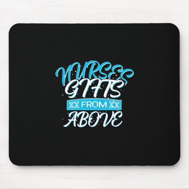 Nurse Gift | Nurses Gifts From Above Mouse Pad (Front)