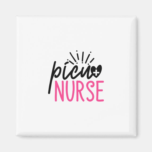 Nurse Gift Picu Nurse Magnet (Front)
