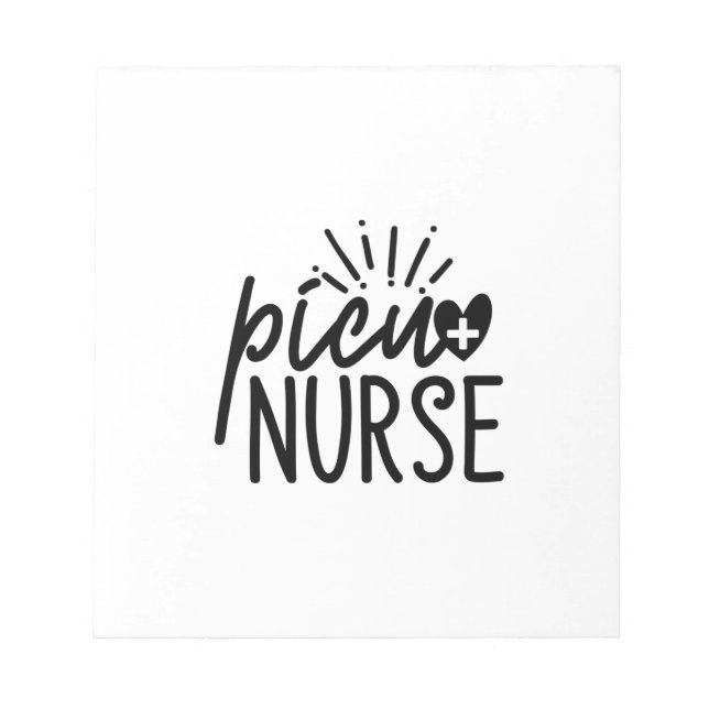 Nurse Gift Picu Nurses Notepad (Front)