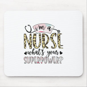 Nurse Gift Proud Super Nurse Mouse Pad