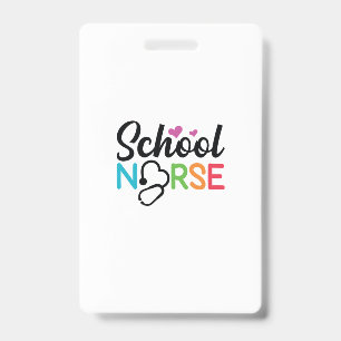 Nurse Gift School Nurse Badge
