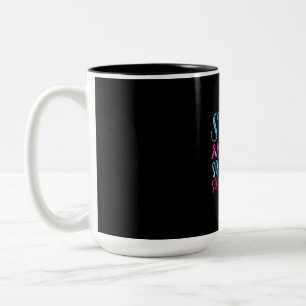 Nurse Gift   Super Nurse Super Tired Two-Tone Coffee Mug