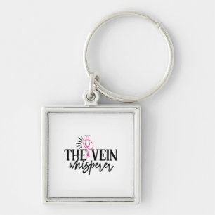 Nurse Gift The Vein Whisperer Keychain
