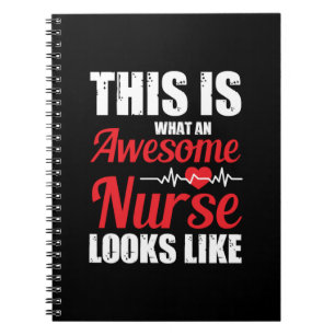 Nurse Gift   This Is What An Awesome Nurse Notebook