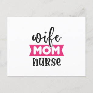 Nurse Gift Wife Mom Nurse Postcard