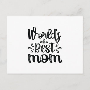 Nurse Gift World's Best Mom Postcard