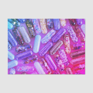 Nurse glitter colourful medication tissue paper