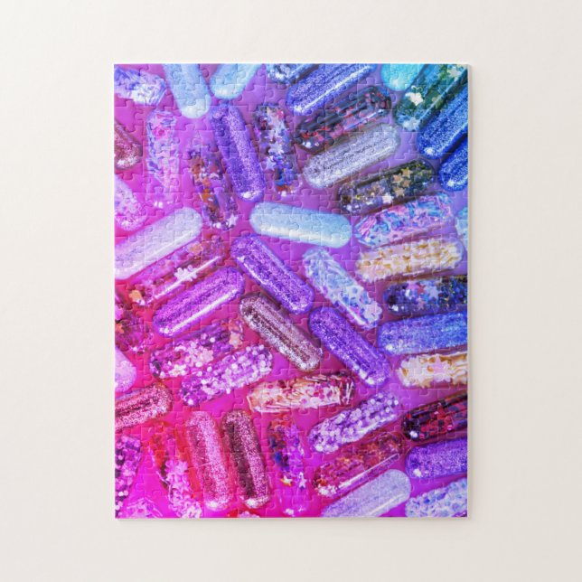 Nurse glitter medication 252 piece puzzle (Vertical)