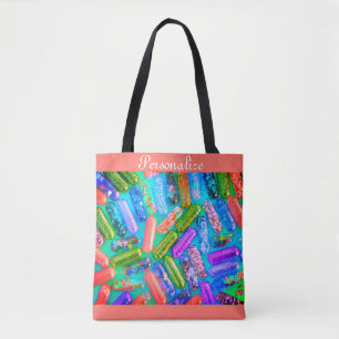 Nurse glitter medication tote