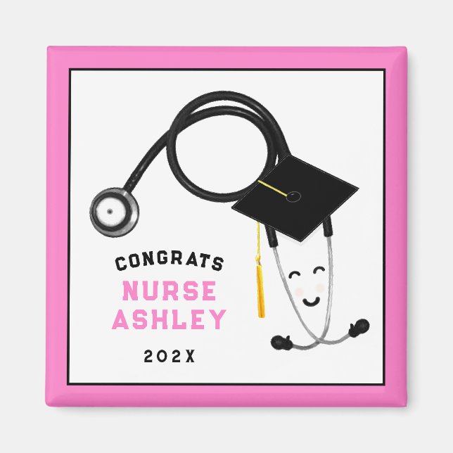 Nurse Grad Gift  Magnet (Front)