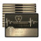 Nurse Graduate Invitation - Black Gold Metallic