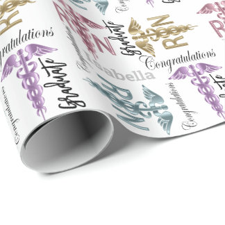 Nurse Graduate Wrapping Paper