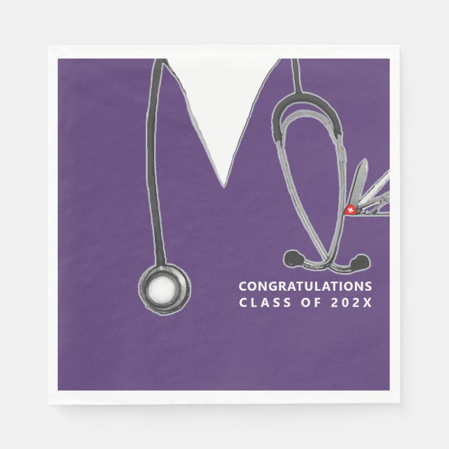Nurse Graduation 2025 Napkin (Front)