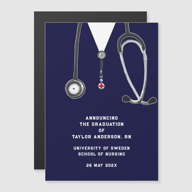 Nurse Graduation Announcement (Front/Back)