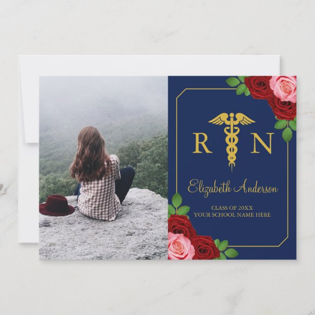 Nurse Graduation Announcement (Front)