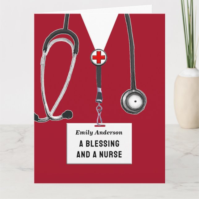 Nurse Graduation Card (Front)