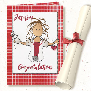 Nurse Graduation Card for Her - Ethnic Nursing