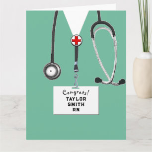 Nurse Graduation Congrats Card