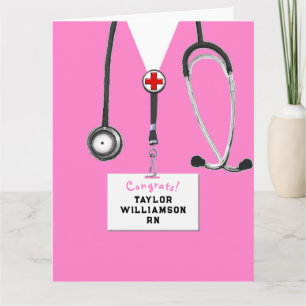 Nurse Graduation Congrats Card