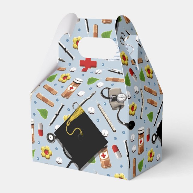 Nurse Graduation Favor Box (Front Side)