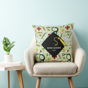 Nurse Graduation Gift Throw Pillow