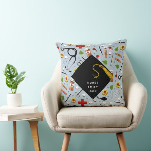 Nurse Graduation Gift Throw Pillow