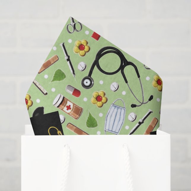 Nurse Graduation Gift Tissue Paper (Gift Bag)