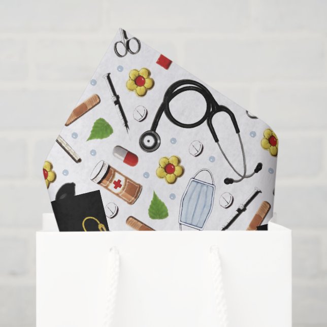 Nurse Graduation Gift Tissue Paper (Gift Bag)