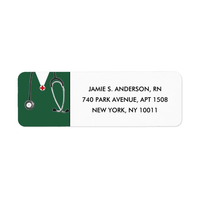 Nurse Graduation Green Scrubs (Front)