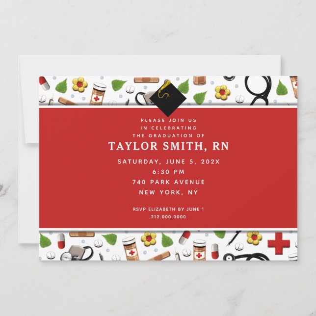 Nurse Graduation Invitations (Front)