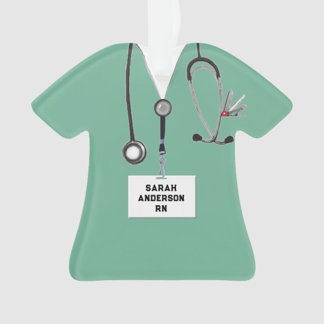 Nurse Graduation Keepsake Ornament (Front)