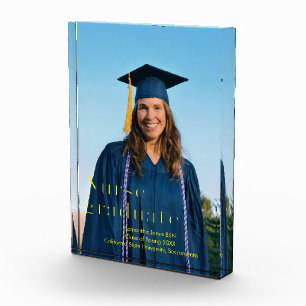nurse graduation keepsake photo block