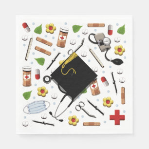 Nurse Graduation Napkin