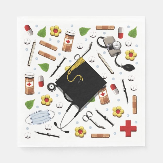 Nurse Graduation Napkin (Front)