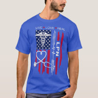 Nurse Graduation, Nurse Week, LPN Nurse US Flag, L