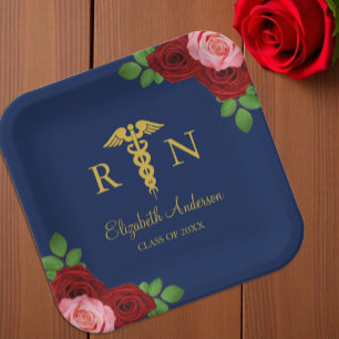 Nurse Graduation Paper Plate