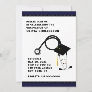 Nurse Graduation Party Invitation
