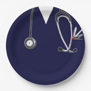 Nurse Graduation Party Paper Plate