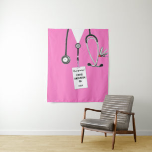 Nurse Graduation Party Tapestry