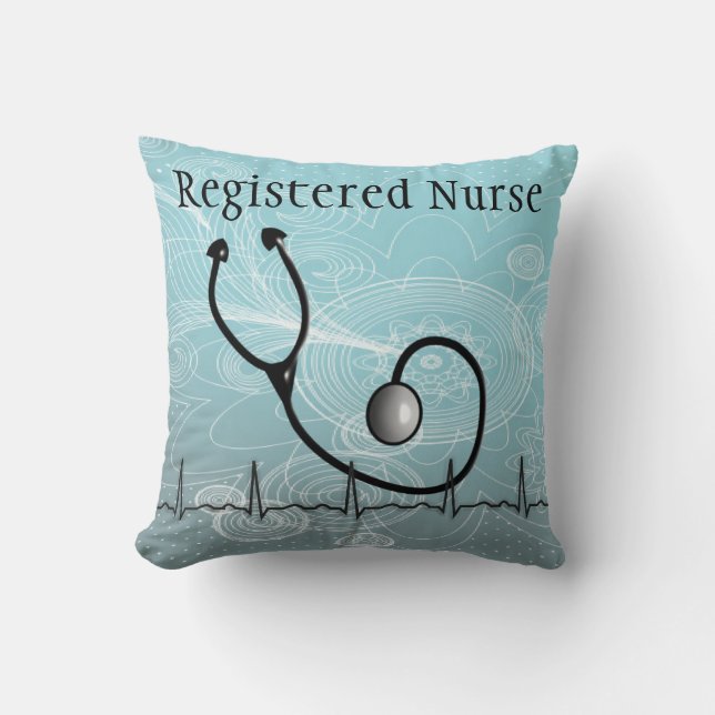Nurse Graduation Pillow "Registered Nurse" (Front)