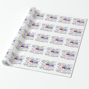 Nurse Graduation Wrapping Nurse's Strength Words Paper