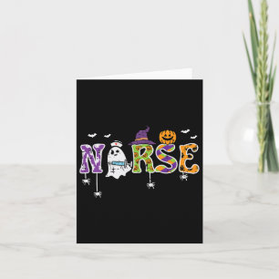 Nurse Halloween Costume Nursing Costume Scrub Top Card