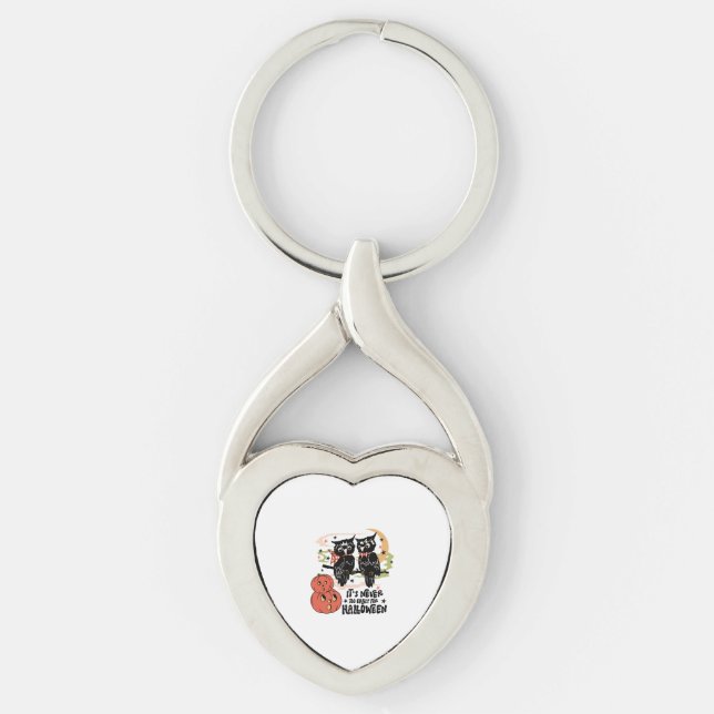Nurse Halloween Cute Fall Keychain (Front)
