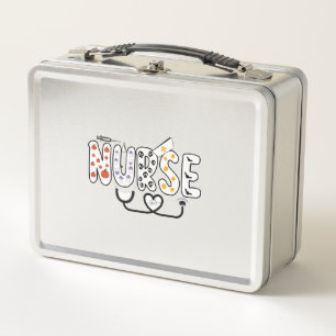 Nurse Halloween Funny Ghost halloween nursing Metal Lunch Box