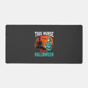 Nurse Halloween Spooky Healthcare Design_1 Desk Mat