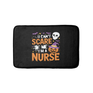 Nurse Halloween Witch Funny Nursing Essential T-Sh Bath Mat