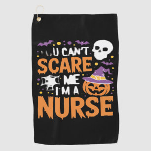 Nurse Halloween Witch Funny Nursing Essential T-Sh Golf Towel